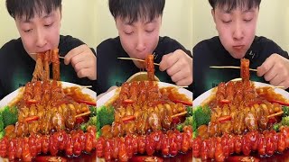 ASMR MUKBANG豪華吃播红烧牛波凌盖amp红烧肉amp猪油拌饭滿嘴醬香一口接一口好 吃到停不下來 seafood eating show seafood asmr mukbang 186 [upl. by Sherry654]