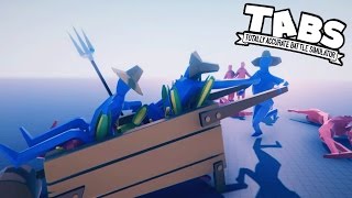 TABS NEW Unit Wheelbarrow TANK Totally Accurate Battle Simulator Gameplay [upl. by Medorra390]