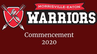 Commencement 2020 MorrisvilleEaton CSD [upl. by Anhavas865]