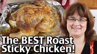 5 Dollar Meal Delicious Roast Sticky Chicken How To Roast A Chicken Or Turkey [upl. by Sisxela432]