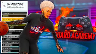 NBA 2K22 GUARD ACADEMY BEST HANDCAM ADVANCE DRIBBLE TUTORIAL  FASTEST DRIBBLE MOVES in 2K22 [upl. by Nide]