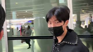 EXCLUSIVE RM of BTS lands in NYC rm rmbts bts namjoon btsarmy army [upl. by Nawor]