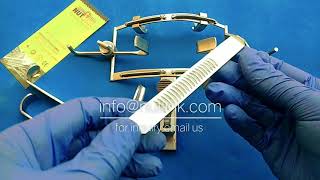 Surgical Dingman Retracters  Dingman Mouth Gag  Maxillofacial Dingman Retractor  Nutlink [upl. by Booma]