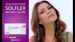 Lentes de contato coloridas SOLFLEX NATURAL COLORS [upl. by Ytitsahc339]