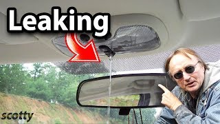 How to Fix a Water Leak in Your Car [upl. by Lund]