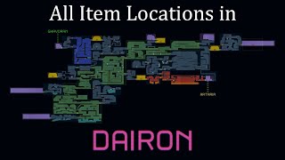 Metroid Dread  Dairon All Items [upl. by Ahseikan626]