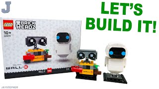 LEGO BrickHeadz 2023 WALLl•E And EVE 40619 Complete Build amp Review [upl. by Divadleahcim]