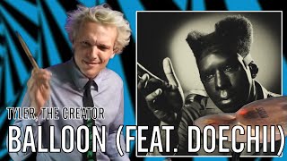 Tyler The Creator  Balloon feat Doechii  Office Drummer First Time Hearing [upl. by Akiemat]