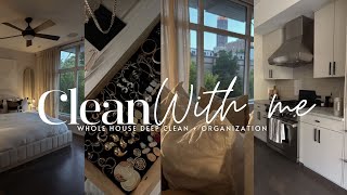 DEEP CLEAN WITH ME CLEANING  ORGANIZING WHOLE HOUSE DEEP CLEAN ALLYIAHSFACE VLOGS [upl. by Guyer]