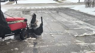 Snowblowing the Back Driveway [upl. by Dumond723]