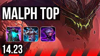 MALPHITE vs JAYCE TOP  Godlike  NA Challenger  1423 [upl. by Ettenaej]