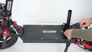 iScooter iX5S、iX8 Electric Scooter Seat Installation Video [upl. by Darrin354]