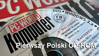 Pierwszy polski CD ROM  płyty dodawane do czasopisma PC World Komputer 1995  1996 [upl. by Valerlan]