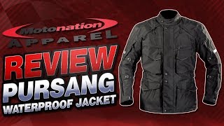 Motonation Apparel Pursang Textile Jacket Review  Sportbike Track Gear [upl. by Belmonte]