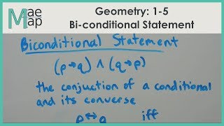 Geometry 15 Biconditional Statement [upl. by Subir371]