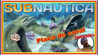 Cómo conseguir la muestra de placa de coral en Subnautica  Tutorial [upl. by Kemble511]