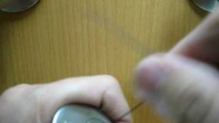 Pick a deadbolt door lock with bobby pins [upl. by Snoddy39]