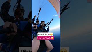 Pilota Dikkat Edin😊Watch the pilot carefully takeoff pilot paragliding shots ölüdeniz tandem [upl. by Hakaber]