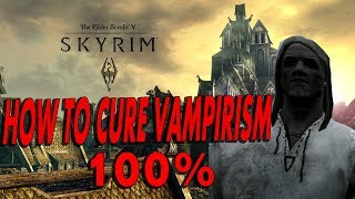 شرح سكايرم كيف تتخلص من مصاص الدماء مضمون skyrim how to cure vampirism [upl. by Bithia]