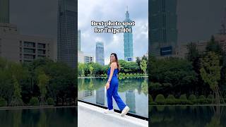 Best photo spot for Taipei 101 Taiwan Travel with Seniors discovertaiwan taiwantourism taipei [upl. by Annagroeg]