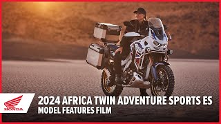 2024 Africa Twin Adventure Sports ES Model Features Film [upl. by Mauri]