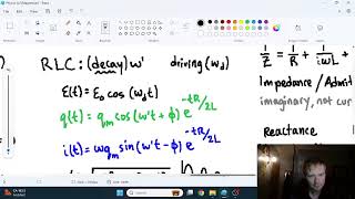 Phase Diagram Emf Current and Voltages in RLC Circuits [upl. by Crispas396]