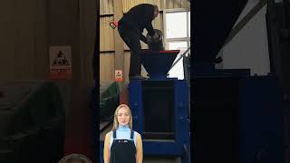 Big capacity charcoal ball press machine testing video fcnfm ballpressmachine [upl. by Danna24]