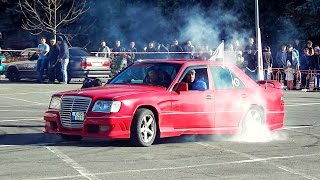 Mercedes W124 burnout [upl. by Taam]