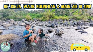 GRATIS MAIN AIR DI SUNGAI KULINERAN SORE ENAK DAN MURAH DI JOGJA  LOR TINALAH [upl. by Adaiha]