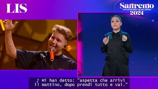 LIS Sanremo 2024  Alfa canta Vai [upl. by Oralle784]