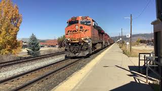 Eastbound Burlington Northern Santa Fe Manifest passes Fraser CO WIP [upl. by Loftus]