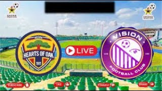 LIVE  HEARTS OF OAK VS VISION FC GPL [upl. by Atinahs]