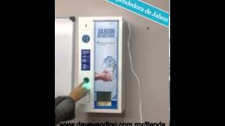 Liquid Soap Vending Machine DispensadorExpendedora Automatica de Jabon Liquido [upl. by Clower53]