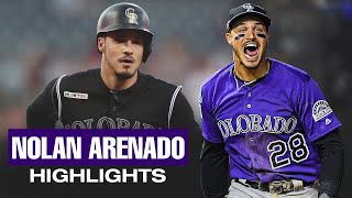 Nolan Arenado  Top Recent Highlights Rockies 3B dominates at plate  in field  MLB Highlights [upl. by Small]