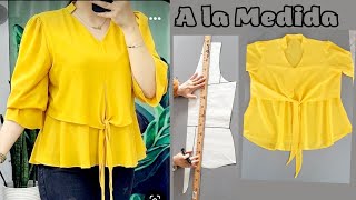 Como Crear y Coser esta Maravilla de Blusa [upl. by Alyled346]