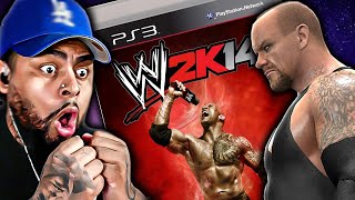 The Most Difficult Challenge EVER  Defeat Undertakers Streak WWE 2K14 [upl. by Ahsinit]