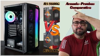 Armado y Comparativa Ryzen 5 5600g Vs Ryzen 5 4600g [upl. by Ahsaet]