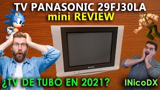 Review TV CRT Panasonic 29FJ30LA  Analisis en español 2021 [upl. by Olsewski]