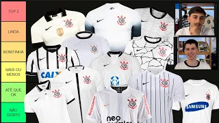 RANKEANDO AS CAMISAS BRANCAS DO CORINTHIANS [upl. by Ahgiel76]