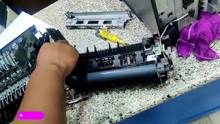 How To Replace The HP P3015 M521 M525 Fuser film [upl. by Drucilla]