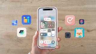 🧚🏼‍♀️ Personaliza así tu iPhone con iOS 18 Los mejores widgets atajos y apps que he encontrado 🎀 [upl. by Auqinu]