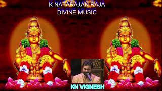 THIRUPPADHA MALARGALIL ONDRAAI ENNAIYUM AYYAPPAN SHRI VIJAY YESUDAS SONG SUNG BY KN VIGNESH [upl. by Akimahc]