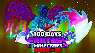 I Survived 100 Days in FANTASY Minecraft Hardcore [upl. by Feigin942]