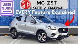 MG ZST Essence  Excite 13Turbo Complete User Guide  Full Handover Walkthrough 20242020 [upl. by Maltz173]