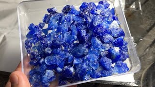 Rough Blue Hauyne  Sparkling Gems amp Minerals [upl. by Analise]