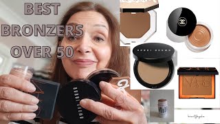 Top Five Bronzers Over 50  best bronzers for mature skin and NO ORANGE [upl. by Bone185]