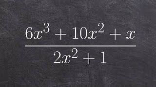 Dividing polynomials using long division [upl. by Viviene]