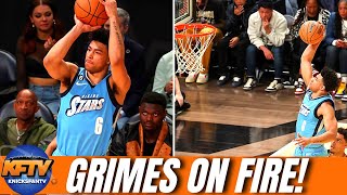 Knicks Quentin Grimes Cooks The NBA Rising Stars [upl. by Teufert]