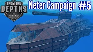 From The Depths  Ep 5  Wooden Submarine  Neter Campaign Gameplay [upl. by Anelaj]