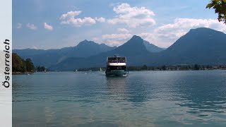 Bootsfahrt von Sankt Wolfgang nach Fürberg am Wolfgangsee [upl. by Akemal]